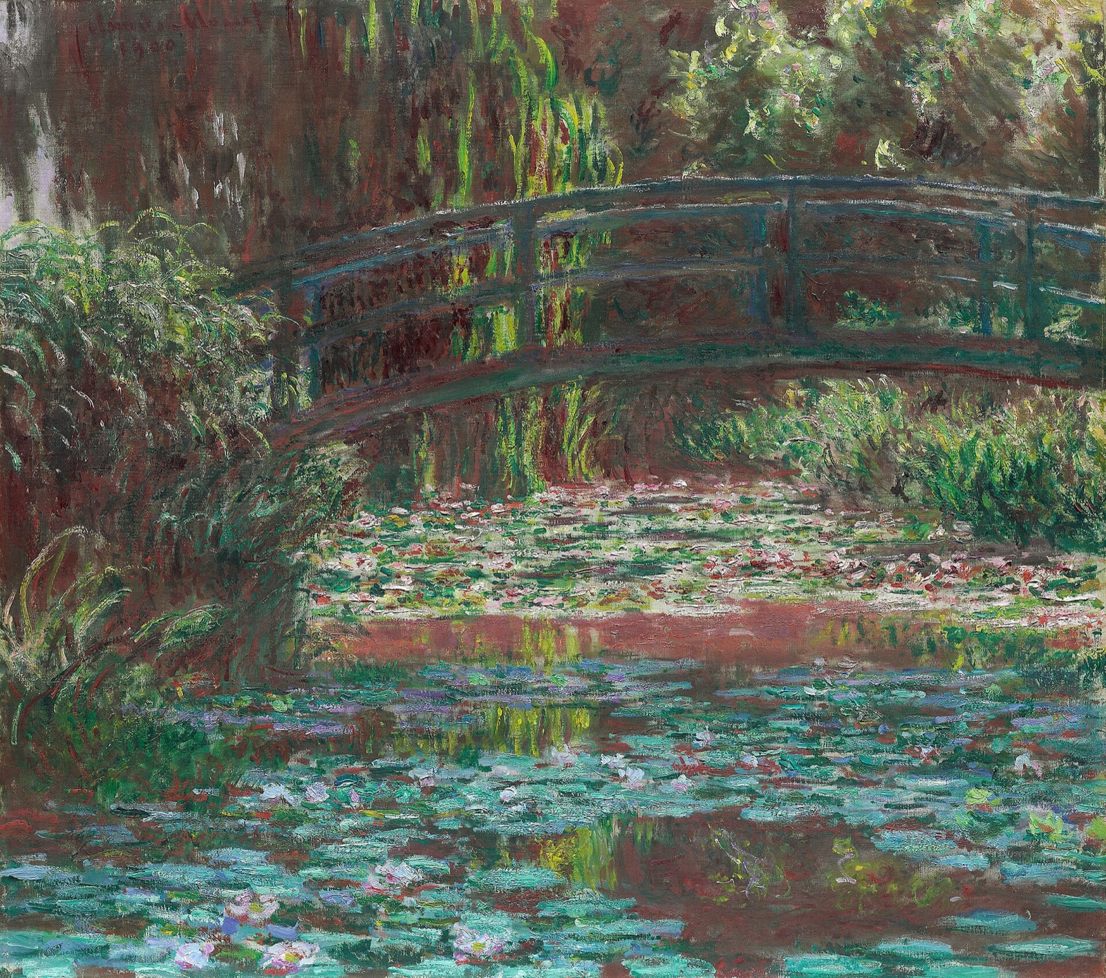 Claude Monet, Water Lily Pond, 1900